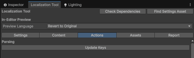 Animation of clicking Update Keys and the result as created files