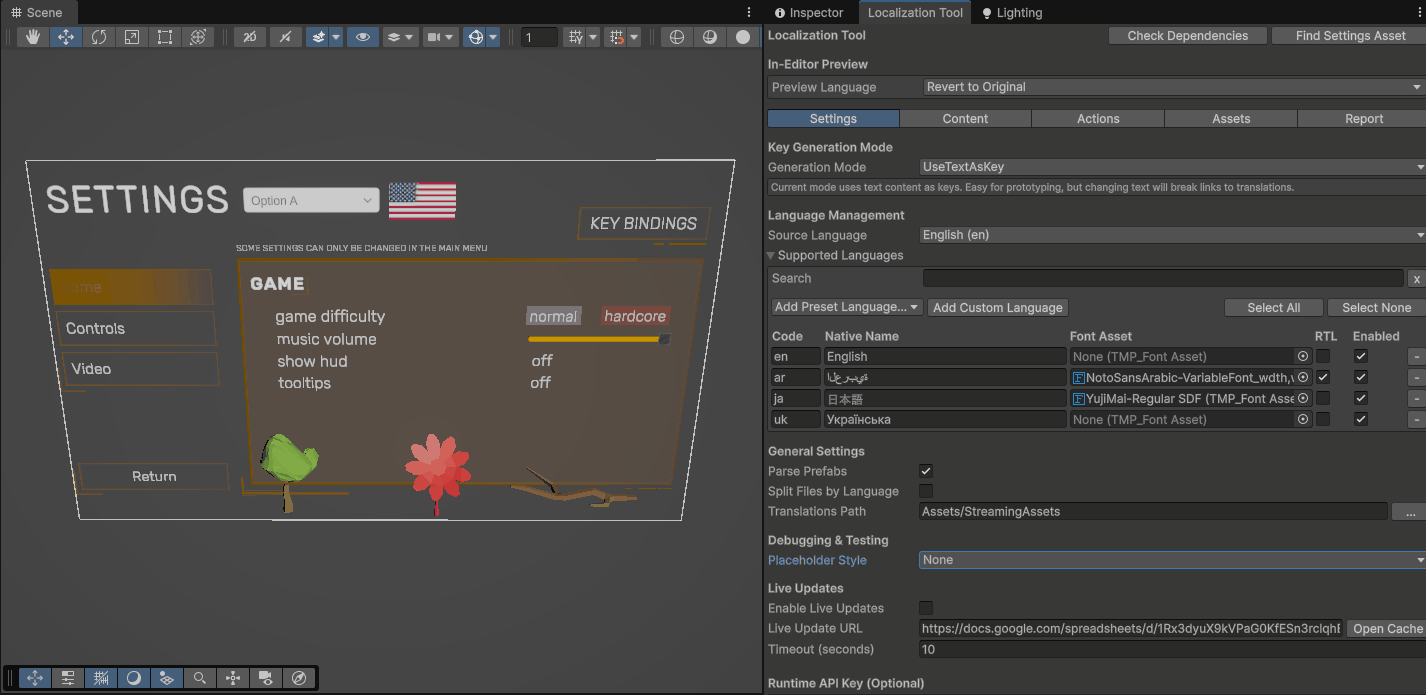 Live Preview demonstration