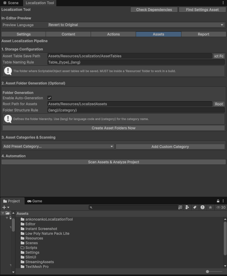 Asset workflow process